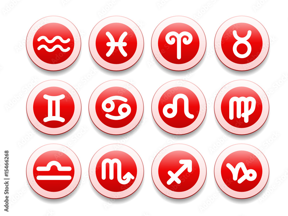 Zodiac vector iconset Zodiac vector iconset