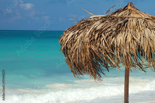 Canvas Print on a tropical island, travel background, cuba