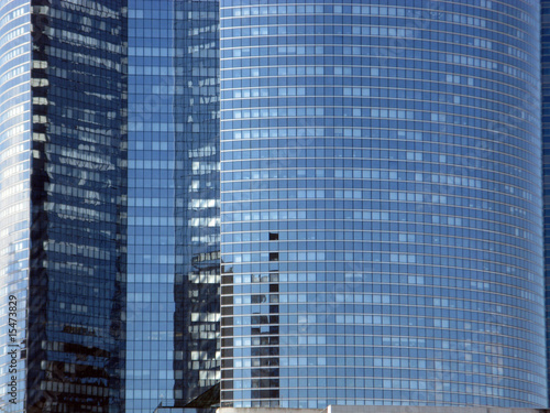 Immeubles de verres dans un quartier d'affaires