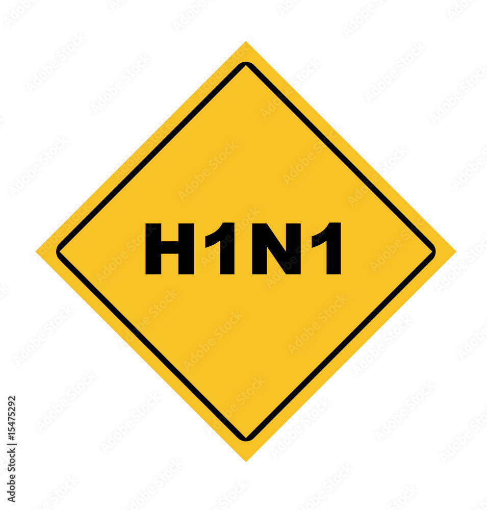 Swine flu sign Swine flu sign