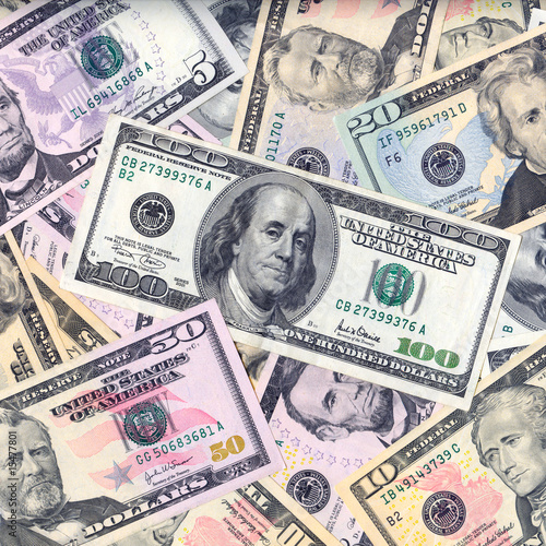 Dollars background