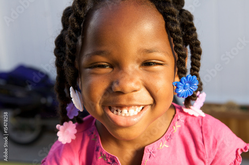 Adorable african american girl