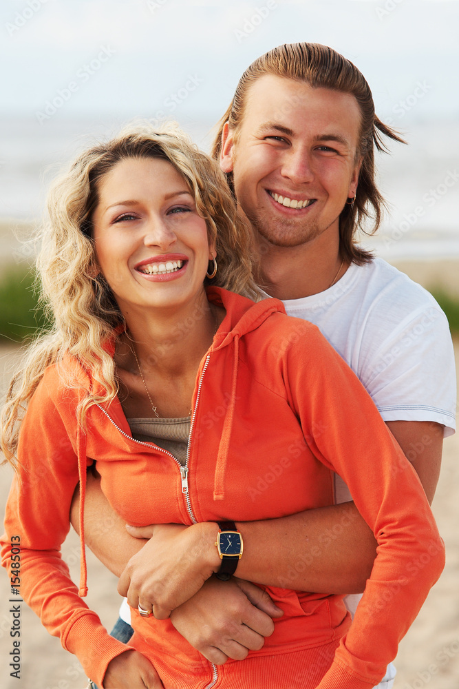 Obraz premium Smiling couple