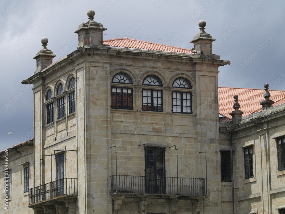 Torreon de palacio en Santiago de Compostela