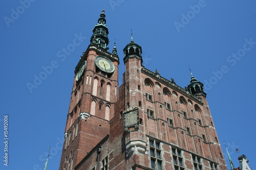 An old city hall in Gdansk Poland