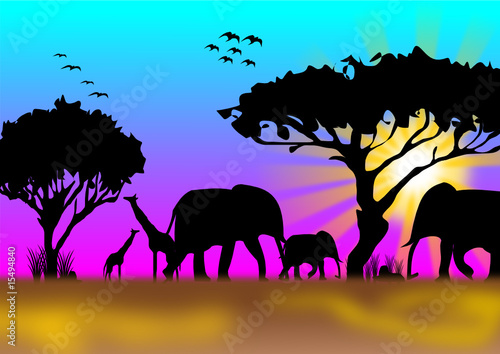 Wilde Afrikansiche Tiere