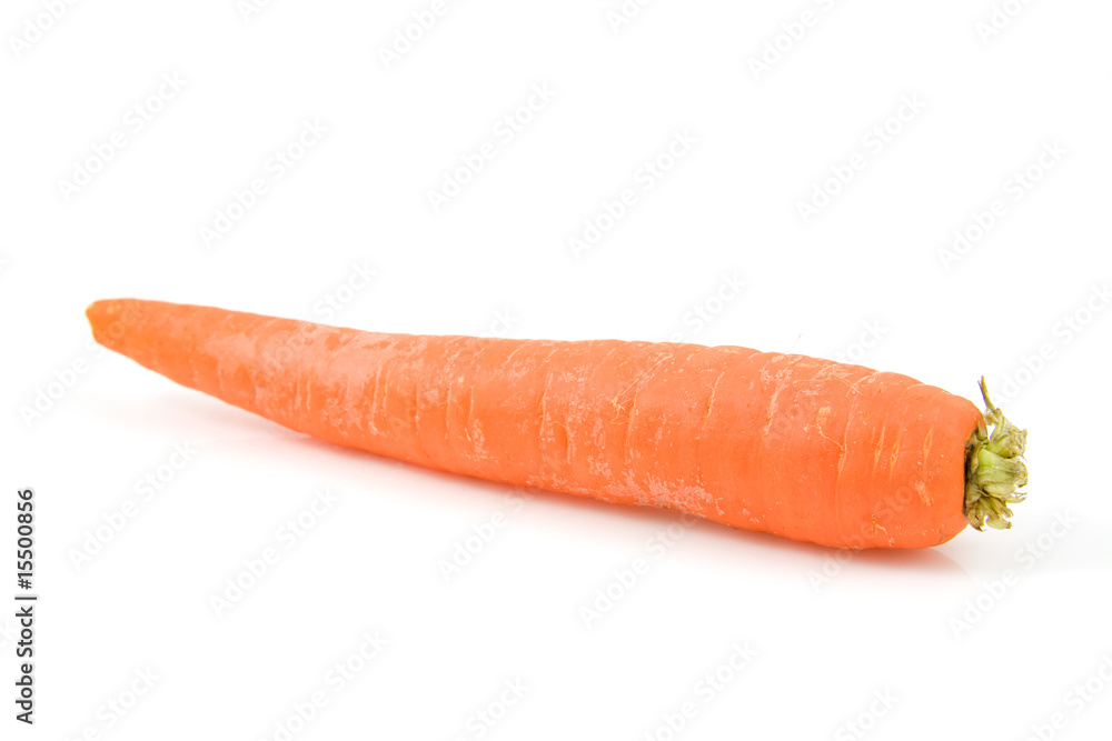 Fresh carrot over white background Fresh carrot over white background