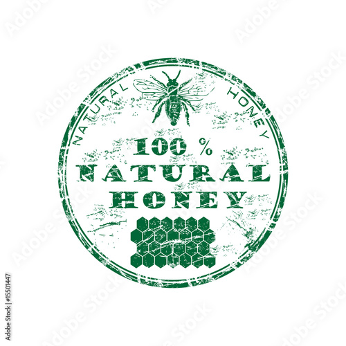 One hundred percent natural honey