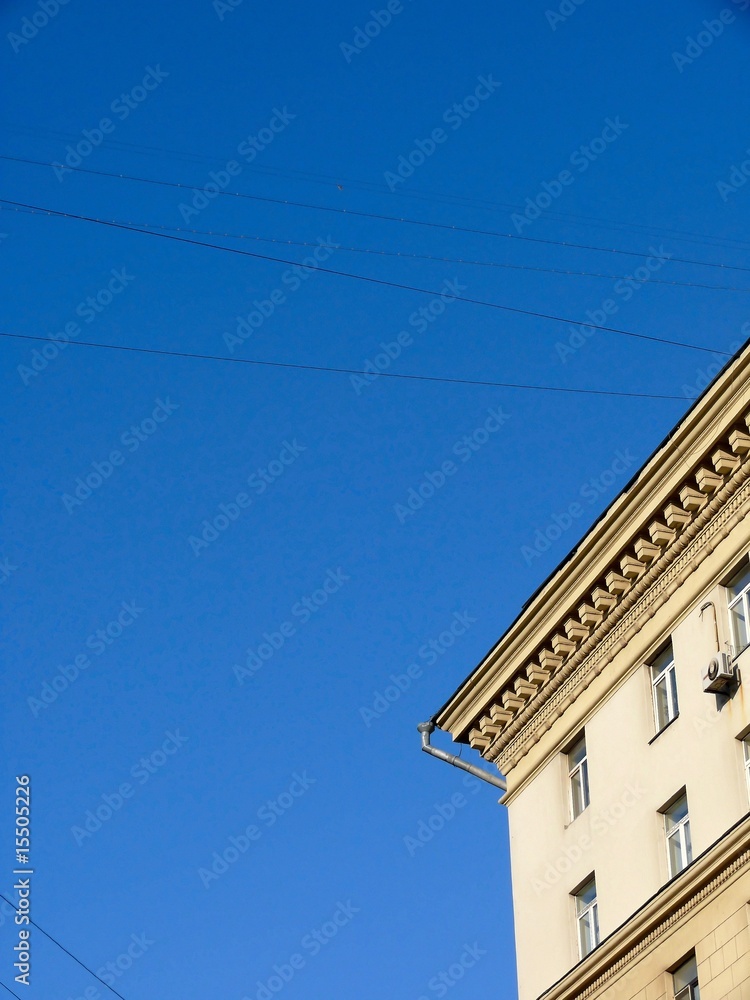 Moscow. Architecture. Old houses in a city.