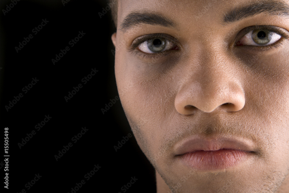 Handsome black man Handsome black man