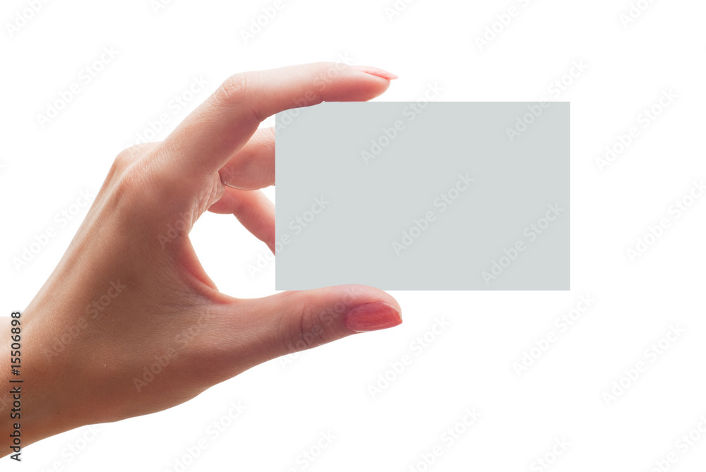 Obraz premium empty business card