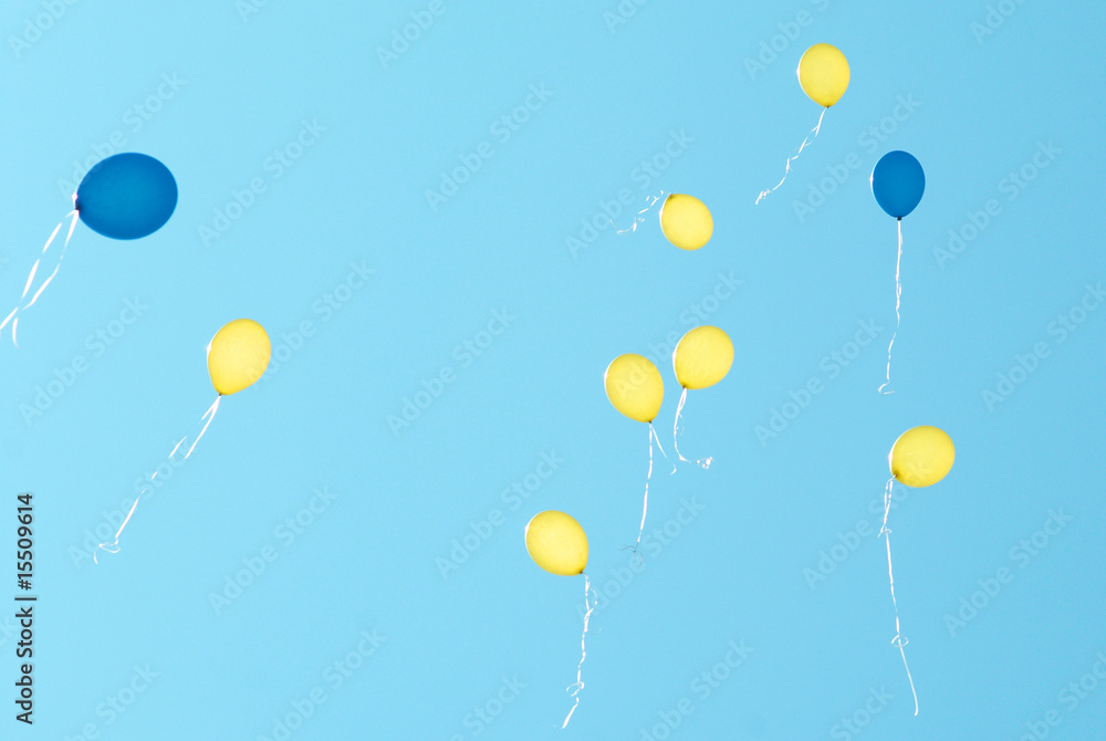 Colored balloons Colored balloons