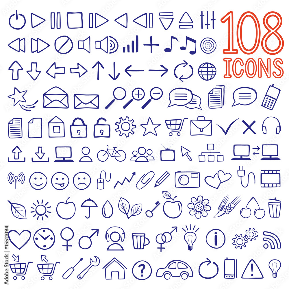 Obraz premium Icon Set
