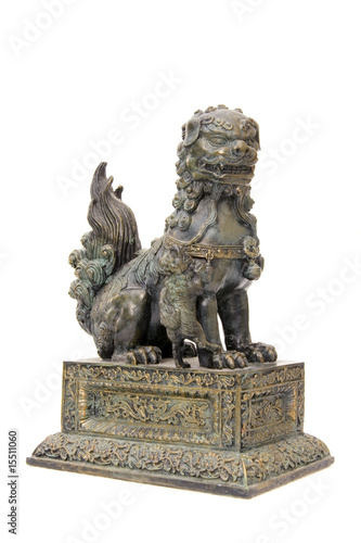 Chinese Lion with Clipping path