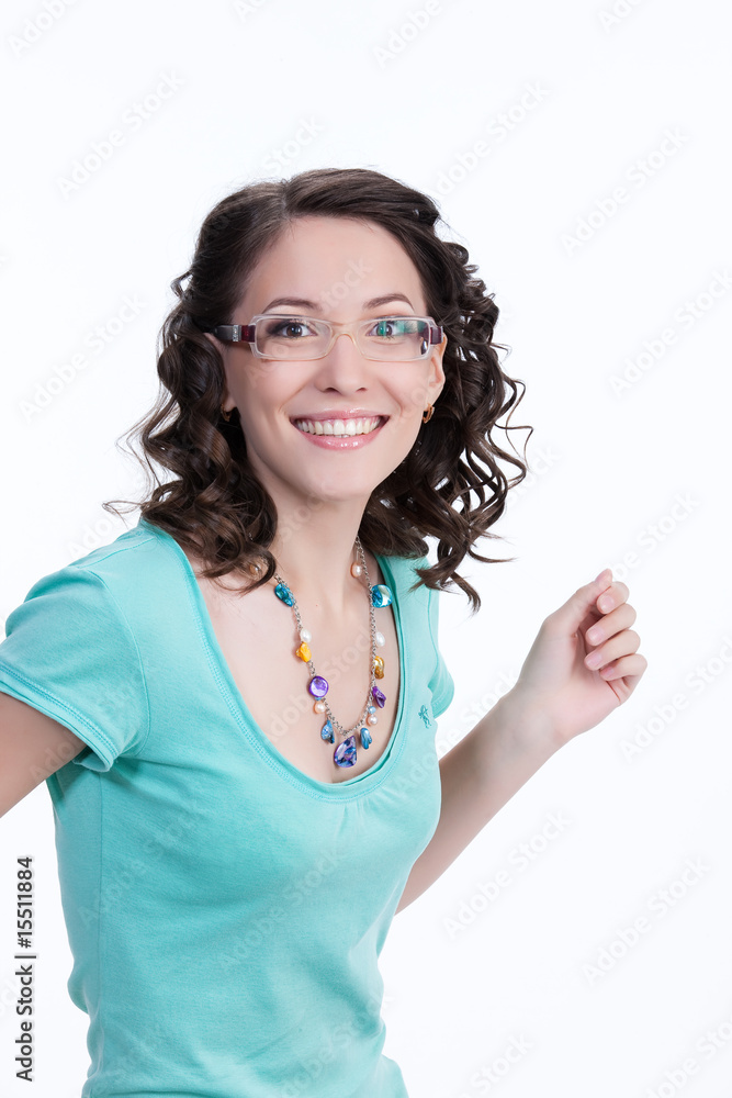 Young Beautiful Woman Laughing Young Beautiful Woman Laughing