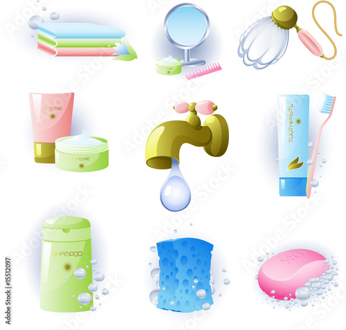 Set of accessories for personal hygiene