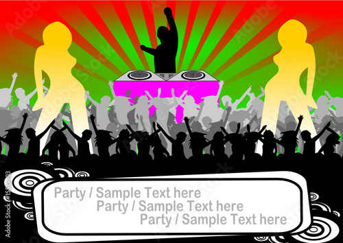 Flyer für Party