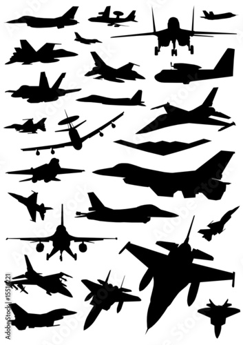 military plane vector