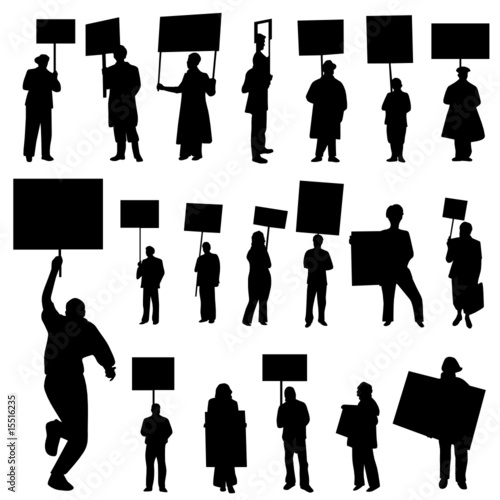 sign holder vector
