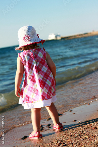 Mädchen am Strand