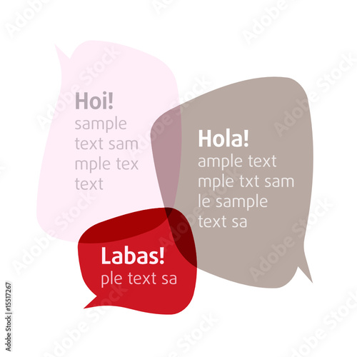 Let's talk. Vector bubbles. Insert your text.