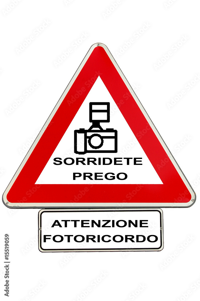 Nuova Segnaletica Stradale - Attenzione fotoricordo Nuova Segnaletica Stradale - Attenzione fotoricordo
