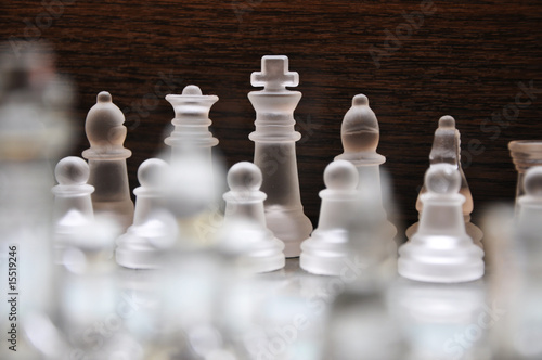 Schachfiguren Blick auf König 2