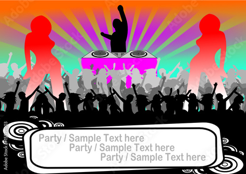 Flyer für Party