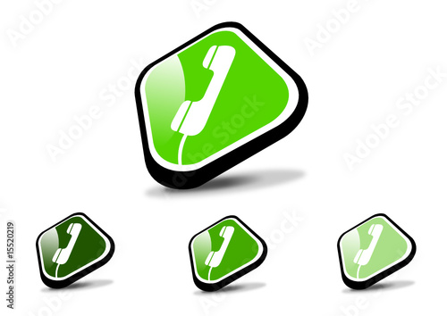 Zeichen mit Phone Symbol