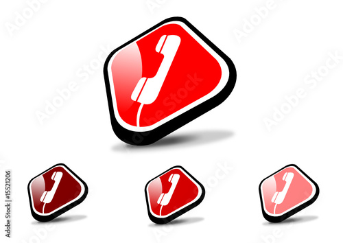 Zeichen mit Telephone Symbol