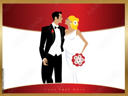 decent beauty wedding card