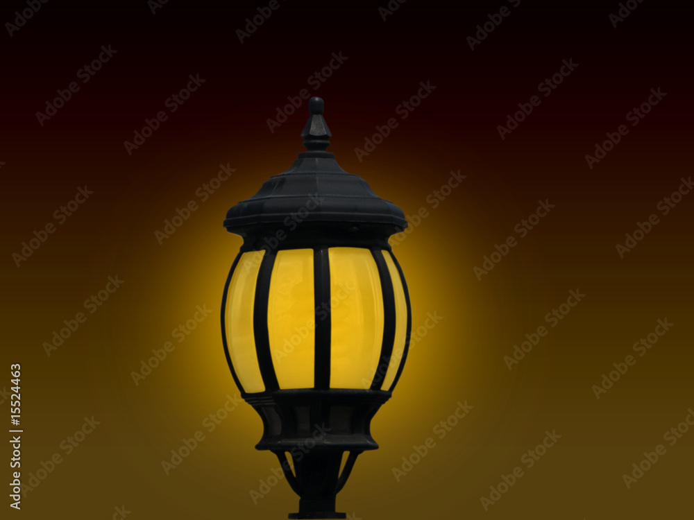 Lonely old street lamp Lonely old street lamp