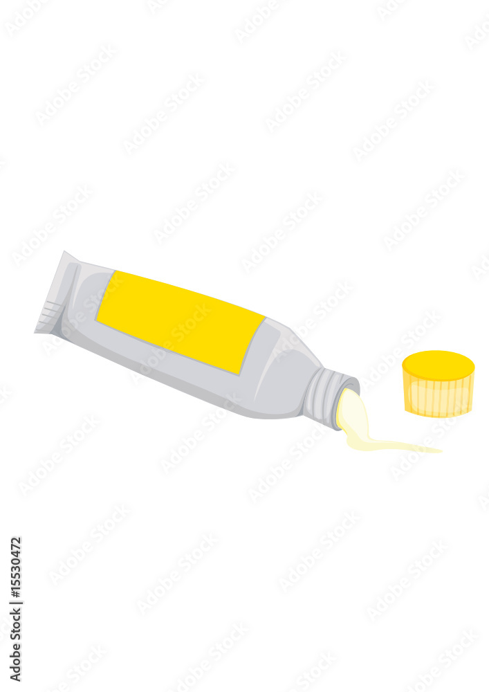 tube with ointment tube with ointment