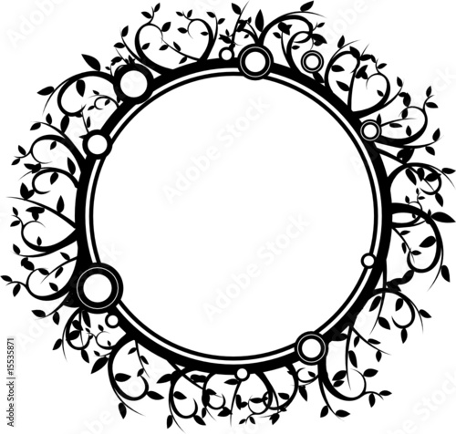 Green round frame.svg