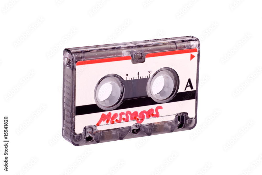 Naklejka premium Messages on tape