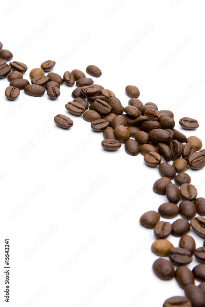 Naklejka premium Kaffeebohnen