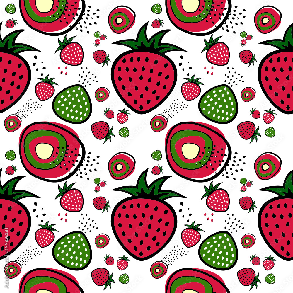 strawberry pattern vector strawberry pattern vector