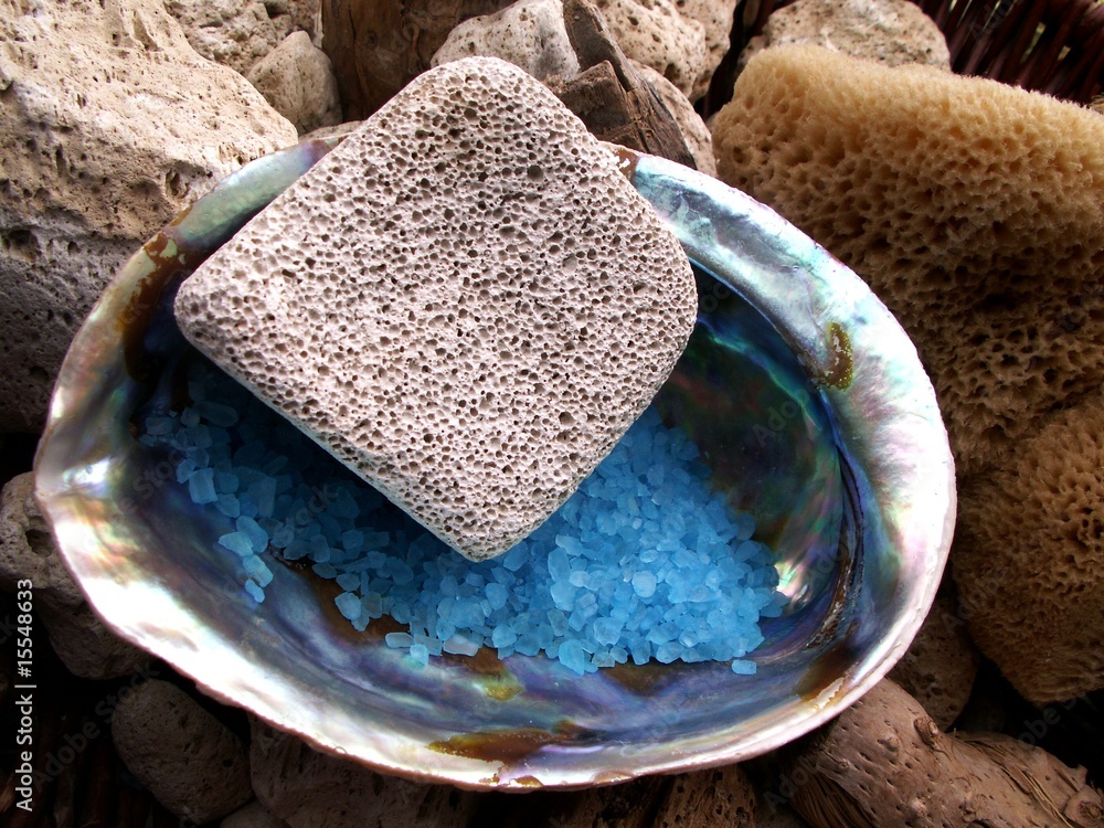 Naklejka premium Kompozycja z pumeksem