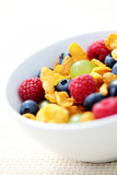 corn flakes with fruits