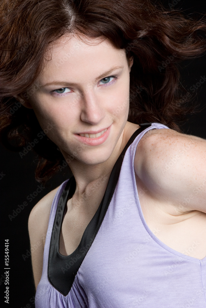 Smiling Redhead Girl Smiling Redhead Girl