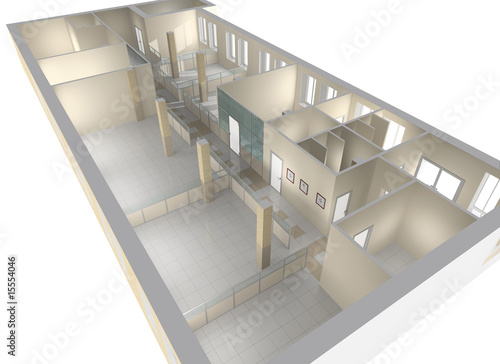 plan of the office premises