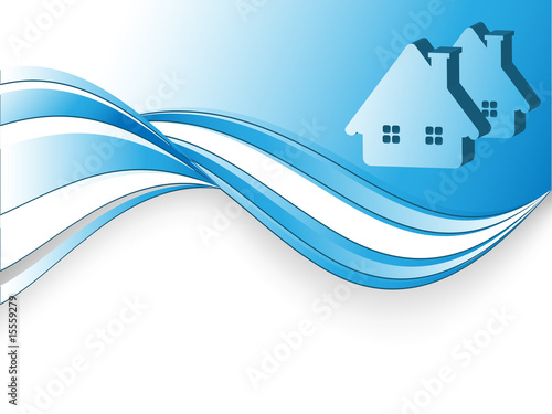 vector header for real estate  company with copy space