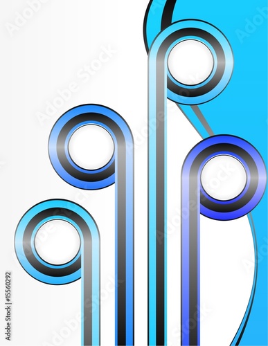 Beautiful Abstract Blue Background