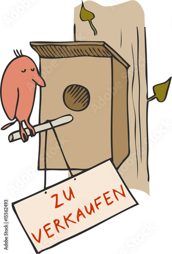 vogelhaus zu verkaufen