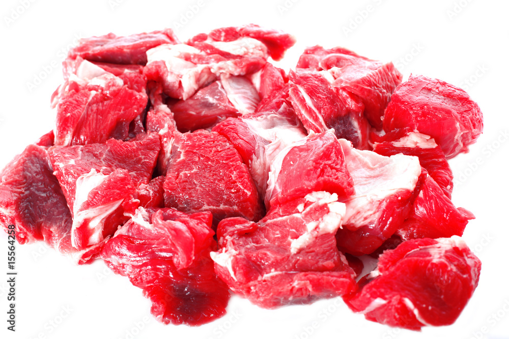 Obraz premium fresh beef isolated on white