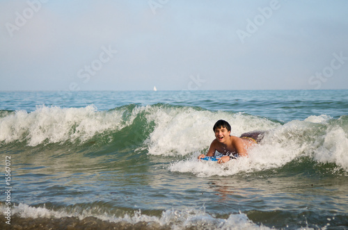 Canvas Print Boy surfing