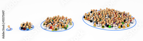 Cartoon Crowd, Circle Groups