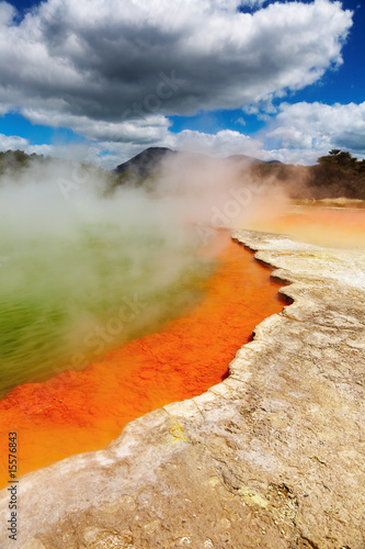 Hot thermal spring, New Zealand