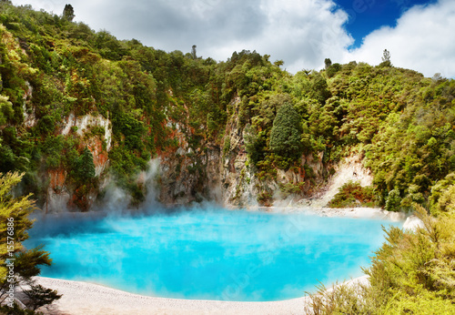 Hot thermal spring, New Zealand #15576886