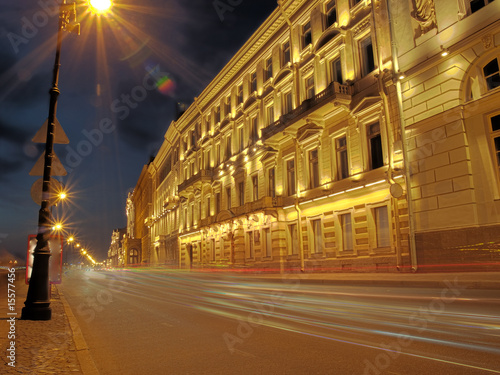 St. Petersburg at night HDR